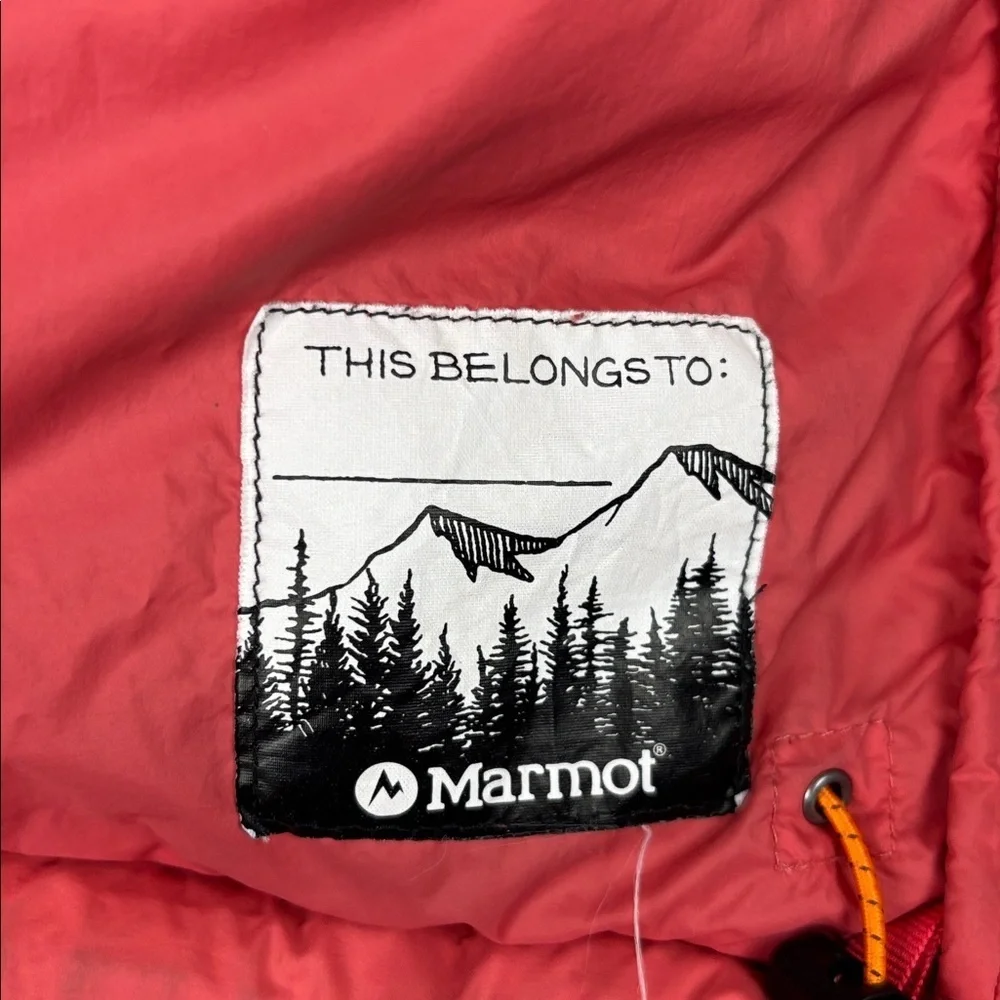 Marmot Kids Vibrant Red Quilted Puffer Jacket - XL